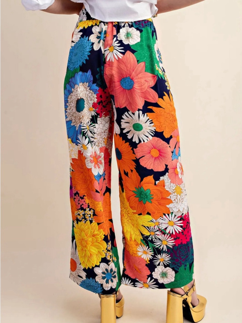GiGio Floral Pants + Top set - Picture 9 of 9